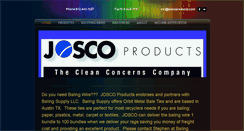 Desktop Screenshot of joscoproducts.com