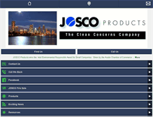Tablet Screenshot of joscoproducts.com